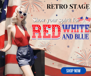 Shop timeless retro style clothes only at Retro-stage.com